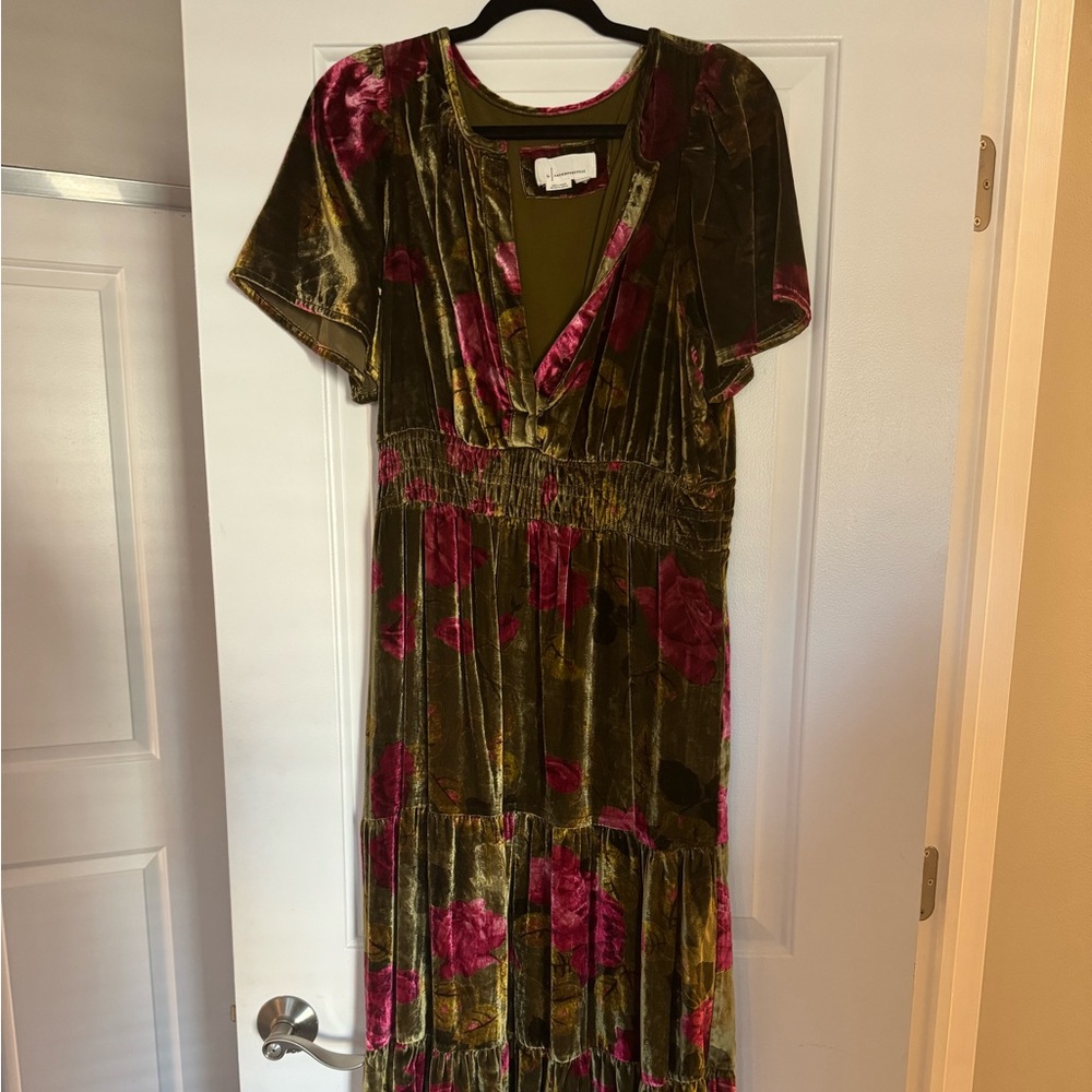 Anthropologie Somerset Maxi in Velvet